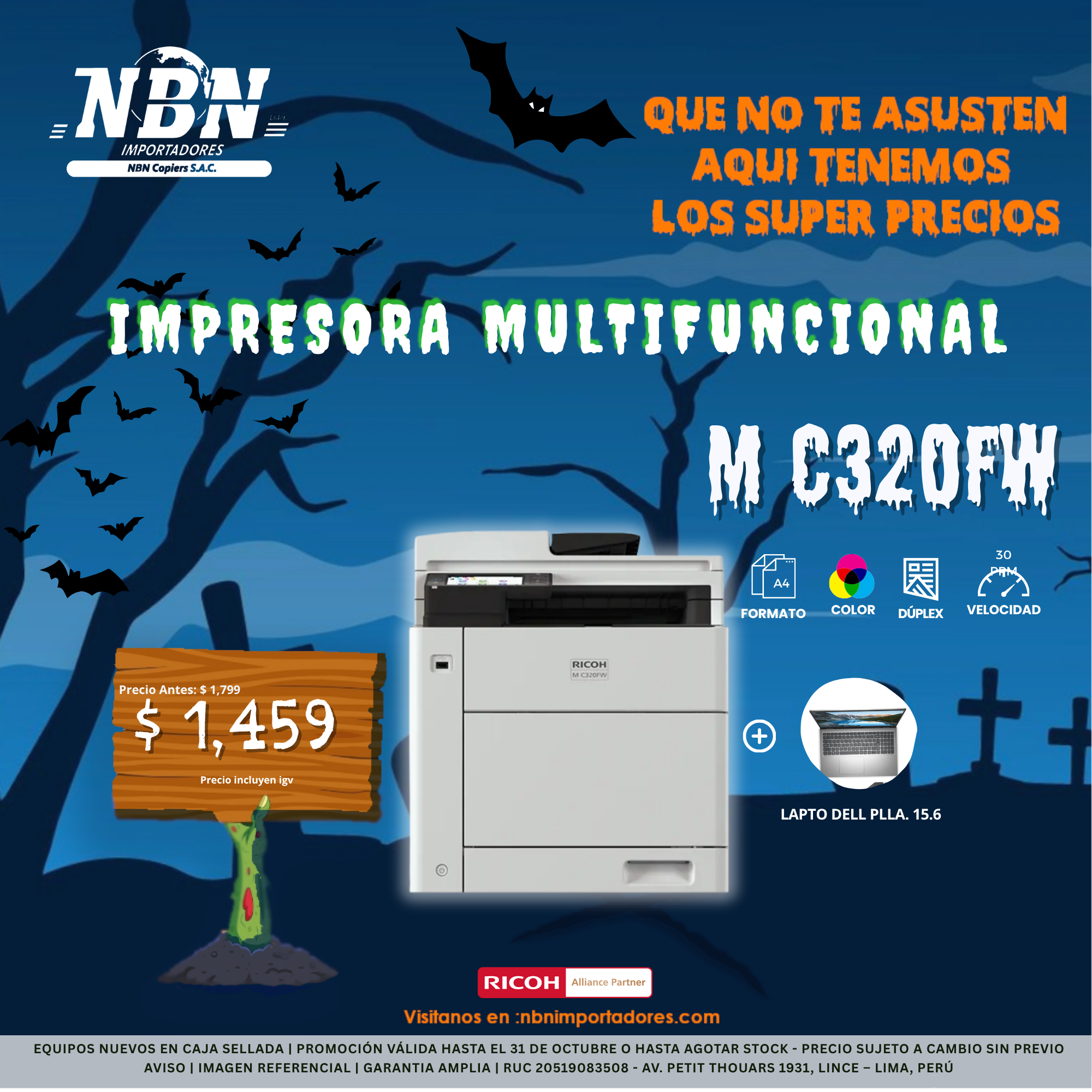 OCTUBRE M C320FW